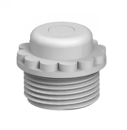 Screw-in nipple, metric thread, with perforation membrane