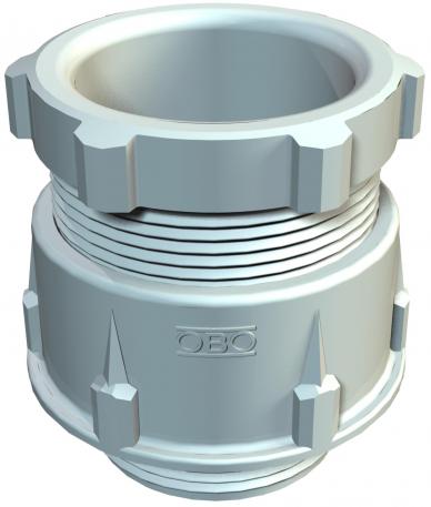 Presetupă conică, filet metric, gri deschis M20 x 1,5