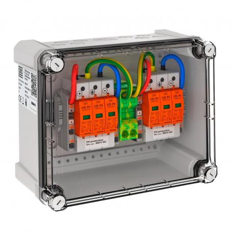 Generator connection box, type 1 + 2, for 2 x 1 string