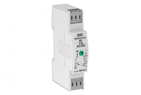 Protecţie MSR (măsură, control, reglare) pentru alimentare cu energie electrică de 110 V cu 2 poli 2 | 150 | 200 | IP20